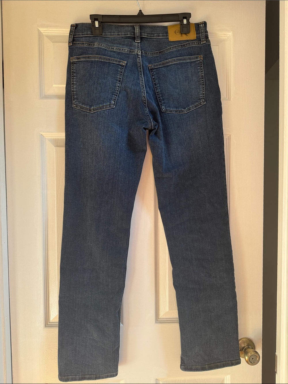 Calvin Klein / Men's Dark Blue Straight Fit Jeans - Picture 3 of 6